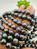 Pearl Peacock Baroque - 10-12 MM Size AAAA Quality - Freshwater Nucleated Pearl Beads