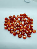 Sunstone Cabs 6 mm -Pack of 5 Pieces  -AAA Quality -Natural Sunstone Cabs- Sunstone Round Cabs