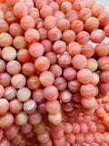 Pink Opal Round Beads - 10 mm Size - AAAA Quality - Length 40 cm - Natural Pink Opal Beads