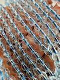 Blue Topaz Round Beads 5 mm Size - Top Quality, Length 40 cm - 100% Natural Blue Topaz Beads