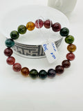 Tourmaline Bracelet 8 mm Size - Code#D10 - 4A Quality  Natural Multi Tourmaline Round Bracelet - Length 7.5"