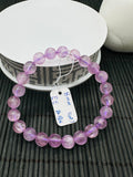 Kunzite Round Bracelet - 8 mm Size - Code B5  - 4A Quality - Natural Kunzite Bracelet