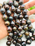 Pearl Peacock Baroque - 14-17MM Size AAA Quality - Freshwater Nucleated Pearl Beads