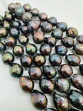 Pearl Peacock Baroque - 15 -17MM Size AAA Quality - Freshwater Nucleated Pearl Beads