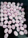 Kunzite Oval 6X8MM Cabs, AAA Quality Cabochon Pack of 4 Pc Good Color kunzite gemstone cabs origin brazil