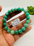 Emerald  Round Bracelet - 9.50 mm Size - Code #E11 AAA Quality   - Natural Emerald Bracelet - Length 7.5 Inch