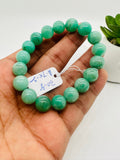 Emerald  Round Bracelet - 10.50 - 11 mm Size - Code #E15   AAA Quality - Natural Emerald Bracelet - Length 7.5 Inch