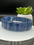 Kyanite Bracelet 12x16 mm Size - Code K5 - AAA Quality - Natural Kyanite Rectangle Bracelet - Length 7.5 Inch