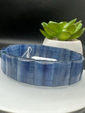 Kyanite Bracelet 12x16 mm Size - Code K5 -  AAA Quality -  Natural Kyanite Rectangle Bracelet - Length 7.5 Inch