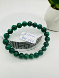 Emerald  Round Bracelet - 8.50 mm Size - Code #E7 AAA Quality - Natural Emerald Bracelet - Length 7.5 Inch