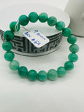 Emerald  Round Bracelet - 9.50 mm Size - Code #E11 AAA Quality   - Natural Emerald Bracelet - Length 7.5 Inch