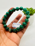 Emerald  Round Bracelet - 10.50 - 11 mm Size - Code #E14  AAA Quality  - Natural Emerald Bracelet - Length 7.5 Inch