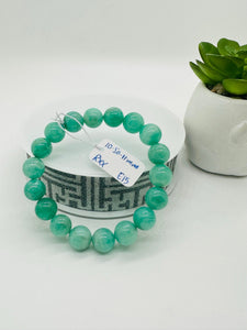 Emerald  Round Bracelet - 10.50 - 11 mm Size - Code #E15   AAA Quality - Natural Emerald Bracelet - Length 7.5 Inch