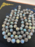 Labradorite Round 20 MM beads, good Quality and perfect round shape . lots of Yellow and Blue Flash -AAA Grade