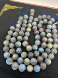 Labradorite Round 20 MM beads, good Quality and perfect round shape . lots of Yellow and Blue Flash -AAA Grade