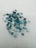 Aquamarine 4X6MM Oval Cabs- Aquamarine cabochon Pack of 6 Pcs Good Quality cabs- Blue Aquamarine, origin Nigeria