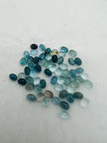 Aquamarine 6X8MM Oval Cabs- Aquamarine cabochon Pack of 5 Pcs Good Quality cabs- Blue Aquamarine, origin Nigeria