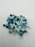 Aquamarine 5X7MM Oval Cabs- Aquamarine cabochon Pack of 5 Pcs Good Quality cabs- Blue Aquamarine, origin Nigeria