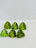 10MM Peridot Trillion faceted Pack of 1 PC - Natural Peridot Trillion Cut - Peridot loose Stones .Peridot faceted cabs