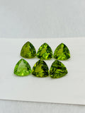 10MM Peridot Trillion faceted Pack of 1 PC - Natural Peridot Trillion Cut - Peridot loose Stones .Peridot faceted cabs