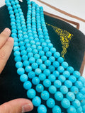 Turquoise Round 10mm size -100 % Natural Turquoise - Length 40 cm - Turquoise Round Beads, sleeping beauty Turquoise, Origin Arizona