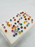 Multi Sapphire faceted loose stone • Size 3-3.20mm, pack of 5 pc, Mix color,