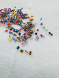 Multi Sapphire faceted loose stone • Size 3-3.20mm, pack of 10 pc, Mix color,