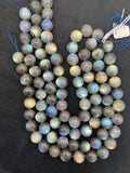 Labradorite Round 16 MM beads, good Quality and perfect round shape . lots of Yellow and Blue Flash -AAA Grade