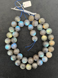 Labradorite Round 24-25 MM beads, good Quality and perfect round shape . lots of Yellow and Blue Flash -AAA Grade