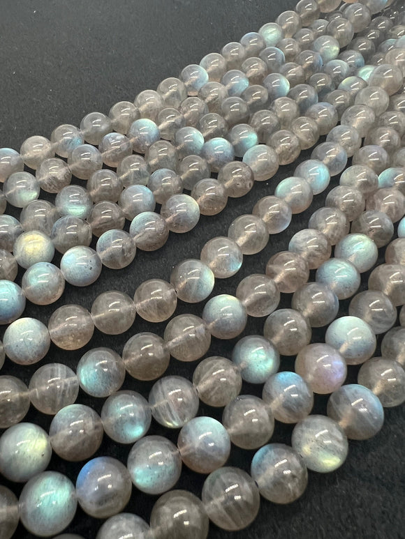 10MM Labradorite Round beads, Top Quality perfect round shape . Yellow and Blue Fire -AAA Grade