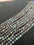 10MM Labradorite Round beads, Top Quality perfect round shape . Yellow and Blue Fire -AAA Grade