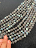 10MM Labradorite Round beads, Top Quality perfect round shape . Yellow and Blue Fire -AAA Grade