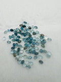Aquamarine 4X6MM Oval Cabs- Aquamarine cabochon Pack of 6 Pcs Good Quality cabs- Blue Aquamarine, origin Nigeria