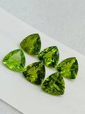 10MM Peridot Trillion faceted Pack of 1 PC - Natural Peridot Trillion Cut - Peridot loose Stones .Peridot faceted cabs