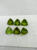 11MM Peridot Trillion faceted Pack of 1 PC - Natural Peridot Trillion Cut - Peridot loose Stones .Peridot faceted cabs