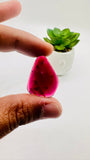 Garnet Rose Cut Fancy Shape • Code i7- i12 • Garnet Faceted Cut (Polki)  •  AAA Quality- Best for Jewelry making • One Side Cutting