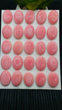 Queen Conch Shell Oval Cabs • 12x16 mm Size • Pack of 2 Pcs • AAA Quality • Flat Back • Queen Conch Cabochons