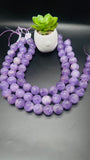Lavender Amethyst 12MM Round Beads, -light Purple Color Beads- Good Quality Length 15.5 Inch, Origin Brazil.