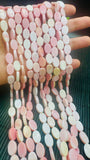 Queen Conch Shell Oval Beads • 8x12 mm Size • Length 40 cm • AAA Quality • Natural Pink Queen Conch Shell Beads