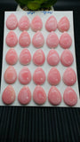 Queen Conch Shell Pear Cabs • 12x16 mm Size • Pack of 2 Pcs • AAA Quality • Flat Back • Queen Conch Cabochons