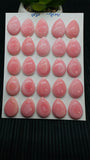 Queen Conch Shell Pear Cabs • 8x16 mm Size • Pack of 2 Pcs • AAA Quality • Flat Back • Queen Conch Cabochons