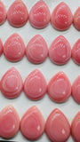 Queen Conch Shell Pear Cabs • 15x20 mm Size • Pack of 1Pc • AAA Quality • Flat Back • Queen Conch Cabochons