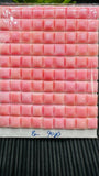 8MM Queen Conch Shell Square Cabs • Pack of 4 Pcs • AAA Quality • Flat Back • Queen Conch Cabochons