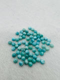 Larimar Cabochon 4mm Size • Pack of 6 Pcs • Natural Larimar Round Cabochon • Larimar Cabs • Origin Dominican Republic