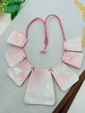 Queen Conch Shell Necklace,  AA Quality • Natural Pink Queen Conch Shell Beads, Handmade Necklace,