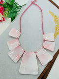 Queen Conch Shell Necklace,  AA Quality • Natural Pink Queen Conch Shell Beads, Handmade Necklace,