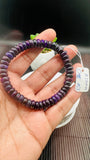 Sugulite Bracelet 8.50 mm Size • Code S3 • AAA Quality • Sugulite Roundel Bracelet 7.5 Inch Length • Natural Sugulite - Purple Color