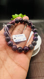 Sugulite Bracelet 9.50 mm Size • Code S5 • AAA Quality • Sugulite Round Bracelet 7.5 Inch Length • Natural Sugulite - Purple Color