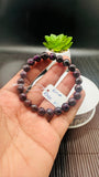 Sugulite Bracelet 8 mm Size • Code S11 • AAA Quality • Sugulite Round Bracelet 7.5 Inch Length • Natural Sugulite - Purple Color
