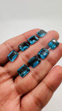 London Blue Topaz Faceted Octagon 8x10 mm - Pack of 1 Piece - AAA Quality - Loose gemstone - London Blue topaz Cut